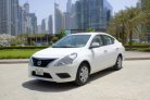 Blanco Nissan Soleado 2020 for rent in Dubai 1